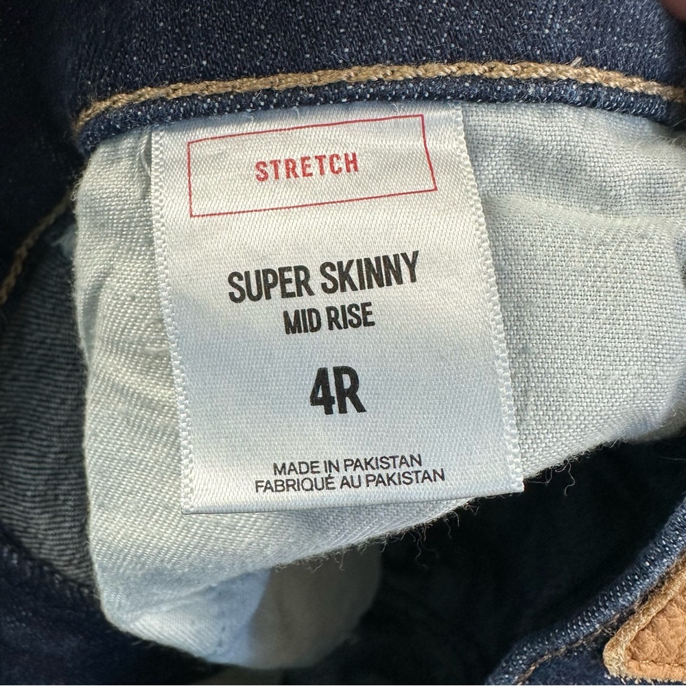 Express Super Skinny Mid Rise 4R - Picture 9 of 13